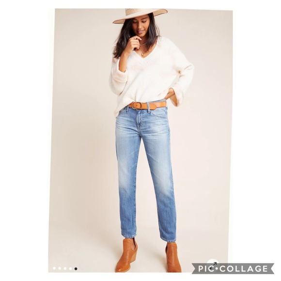 ANTHROPOLOGIE Maggie Bell Sleeve Sweater Grey - Picture 2 of 8